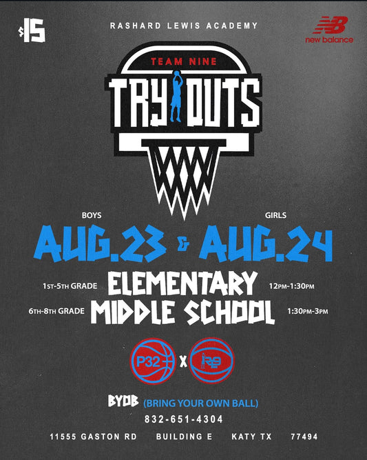Team Nine Fall 2025 Tryouts